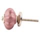  Solid Lavender Ceramic Melon Medium Knob
